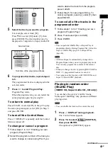 Предварительный просмотр 43 страницы Sony DAV-FX100W - Wireless Dvd Dream System Operating Instructions Manual