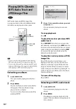 Предварительный просмотр 50 страницы Sony DAV-FX100W - Wireless Dvd Dream System Operating Instructions Manual