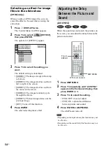 Предварительный просмотр 54 страницы Sony DAV-FX100W - Wireless Dvd Dream System Operating Instructions Manual