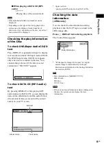 Предварительный просмотр 61 страницы Sony DAV-FX100W - Wireless Dvd Dream System Operating Instructions Manual