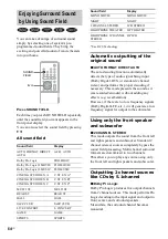 Предварительный просмотр 64 страницы Sony DAV-FX100W - Wireless Dvd Dream System Operating Instructions Manual