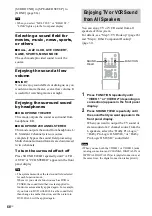 Предварительный просмотр 66 страницы Sony DAV-FX100W - Wireless Dvd Dream System Operating Instructions Manual