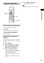 Предварительный просмотр 67 страницы Sony DAV-FX100W - Wireless Dvd Dream System Operating Instructions Manual