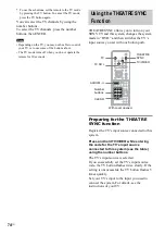 Предварительный просмотр 74 страницы Sony DAV-FX100W - Wireless Dvd Dream System Operating Instructions Manual