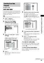 Предварительный просмотр 39 страницы Sony DAV-FX500 - Dvd Dream System Operating Instructions Manual