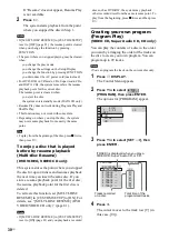 Предварительный просмотр 38 страницы Sony DAV-FX80 - Dvd Dream System Operating Instructions Manual