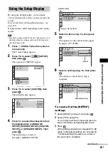 Предварительный просмотр 81 страницы Sony DAV-FX900KW Operating Instructions Manual