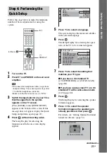 Предварительный просмотр 21 страницы Sony DAV FX900W - DVD Dream System Home Theater Operating Instructions Manual