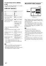 Предварительный просмотр 34 страницы Sony DAV FX900W - DVD Dream System Home Theater Operating Instructions Manual