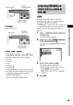 Предварительный просмотр 49 страницы Sony DAV FX900W - DVD Dream System Home Theater Operating Instructions Manual