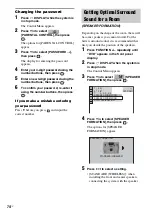 Предварительный просмотр 74 страницы Sony DAV FX900W - DVD Dream System Home Theater Operating Instructions Manual