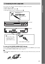 Предварительный просмотр 17 страницы Sony DAV-HDX274 - Bravia Theater System Operating Instructions Manual