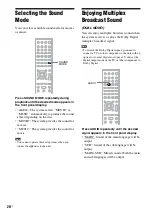 Предварительный просмотр 28 страницы Sony DAV-HDX274 - Bravia Theater System Operating Instructions Manual