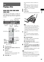 Preview for 29 page of Sony DAV-HDX274 - Bravia Theater System Operating Instructions Manual