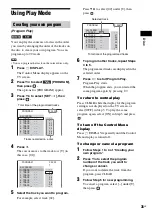 Предварительный просмотр 35 страницы Sony DAV-HDX274 - Bravia Theater System Operating Instructions Manual