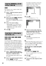 Preview for 38 page of Sony DAV-HDX274 - Bravia Theater System Operating Instructions Manual