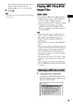 Preview for 39 page of Sony DAV-HDX274 - Bravia Theater System Operating Instructions Manual