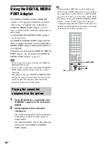 Preview for 58 page of Sony DAV-HDX274 - Bravia Theater System Operating Instructions Manual