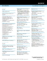 Preview for 2 page of Sony DAV-HDX274 - Bravia Theater System Specification Sheet