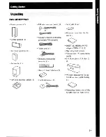 Предварительный просмотр 9 страницы Sony DAV-HDX277WC - Bravia Theater System Operating Instructions Manual