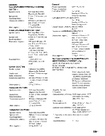 Предварительный просмотр 109 страницы Sony DAV-HDX277WC - Bravia Theater System Operating Instructions Manual