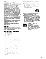 Preview for 3 page of Sony DAV-HDX285 - Bravia Theater Home System Operating Instructions Manual