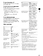 Preview for 41 page of Sony DAV-HDX285 - Bravia Theater Home System Operating Instructions Manual