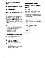 Preview for 56 page of Sony DAV-HDX285 - Bravia Theater Home System Operating Instructions Manual