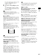 Preview for 61 page of Sony DAV-HDX285 - Bravia Theater Home System Operating Instructions Manual