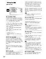 Preview for 62 page of Sony DAV-HDX285 - Bravia Theater Home System Operating Instructions Manual