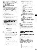 Preview for 87 page of Sony DAV-HDX285 - Bravia Theater Home System Operating Instructions Manual