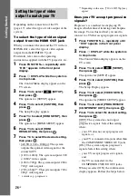 Preview for 26 page of Sony DAV-HDX287 Operating Instructions Manual