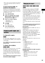 Preview for 33 page of Sony DAV-HDX287 Operating Instructions Manual