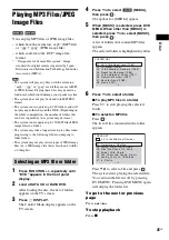 Preview for 41 page of Sony DAV-HDX287 Operating Instructions Manual