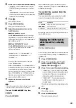 Preview for 63 page of Sony DAV-HDX287 Operating Instructions Manual