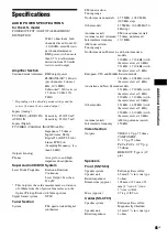 Preview for 85 page of Sony DAV-HDX287 Operating Instructions Manual