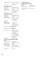 Preview for 86 page of Sony DAV-HDX287 Operating Instructions Manual