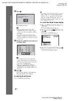 Preview for 26 page of Sony DAV-HDX500/I - Dvd Home Theater System Operating Instructions Manual