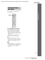 Preview for 41 page of Sony DAV-HDX500/I - Dvd Home Theater System Operating Instructions Manual