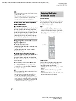 Preview for 44 page of Sony DAV-HDX500/I - Dvd Home Theater System Operating Instructions Manual