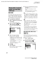 Preview for 62 page of Sony DAV-HDX500/I - Dvd Home Theater System Operating Instructions Manual