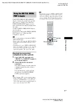 Preview for 77 page of Sony DAV-HDX500/I - Dvd Home Theater System Operating Instructions Manual