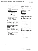 Preview for 80 page of Sony DAV-HDX500/I - Dvd Home Theater System Operating Instructions Manual