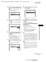 Preview for 81 page of Sony DAV-HDX500/I - Dvd Home Theater System Operating Instructions Manual