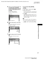 Preview for 87 page of Sony DAV-HDX500/I - Dvd Home Theater System Operating Instructions Manual