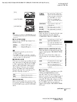 Preview for 89 page of Sony DAV-HDX500/I - Dvd Home Theater System Operating Instructions Manual