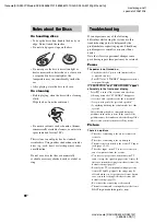 Preview for 96 page of Sony DAV-HDX500/I - Dvd Home Theater System Operating Instructions Manual