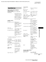 Preview for 101 page of Sony DAV-HDX500/I - Dvd Home Theater System Operating Instructions Manual