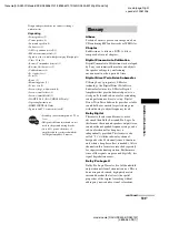 Preview for 103 page of Sony DAV-HDX500/I - Dvd Home Theater System Operating Instructions Manual