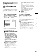 Предварительный просмотр 47 страницы Sony DAV-HDX900W Operating Manual